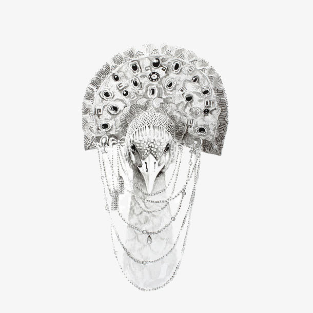 关键词 : 铅绘,灰色,动物,孔雀,头饰[声明] 觅元素所有素材为用户免费