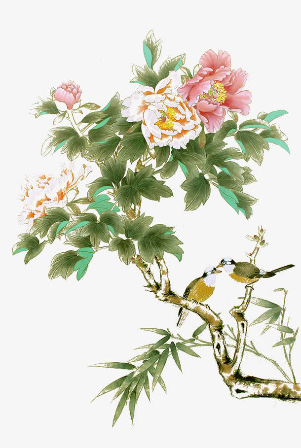 关键词 : 花,中国风,装饰,国画