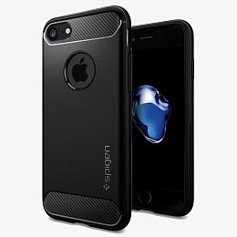 黑色皮革iphone7手机壳