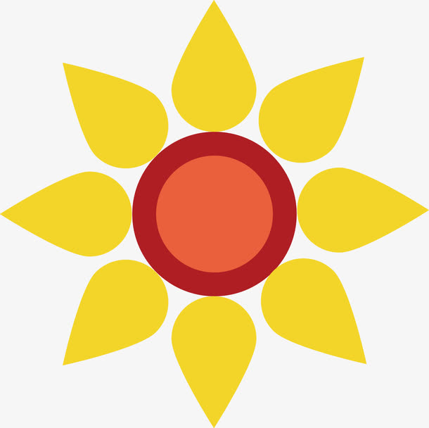 太阳花矢量图