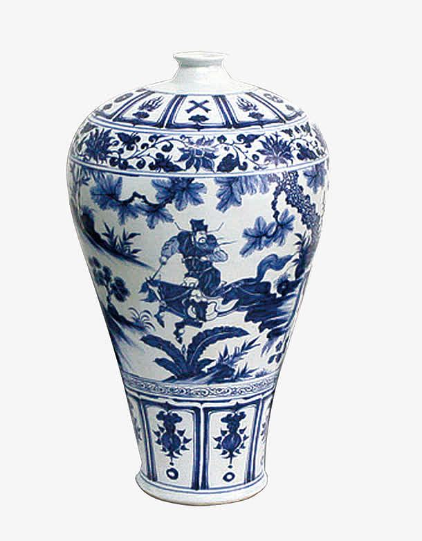古董青花瓷花瓶