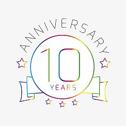 10周年徽章