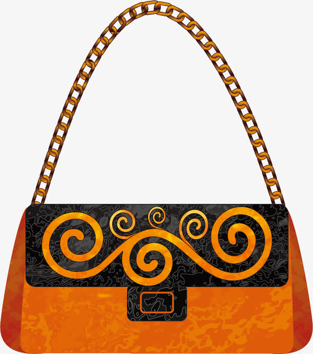 卡通手绘手提包包素材免费下载_觅元素