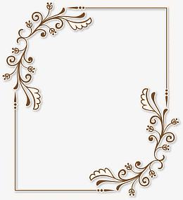 花纹边框