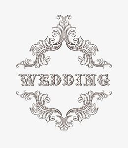欧式婚礼花纹