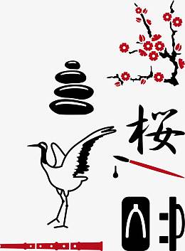 经典日本元素素材