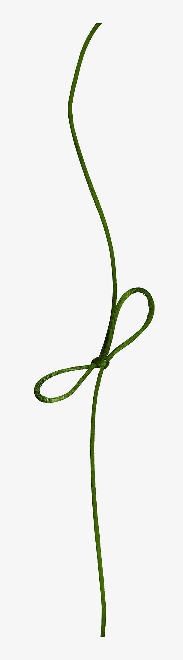 绿色 绳结