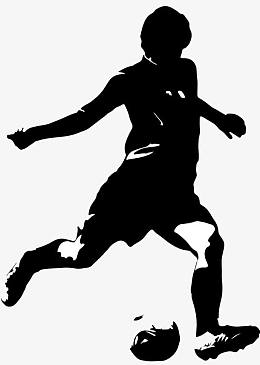 踢足球的卡通人物pngpng健美塑身主图pngpng健身人物剪影矢量素材png