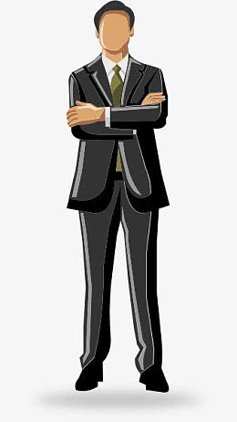 卡通办公人士