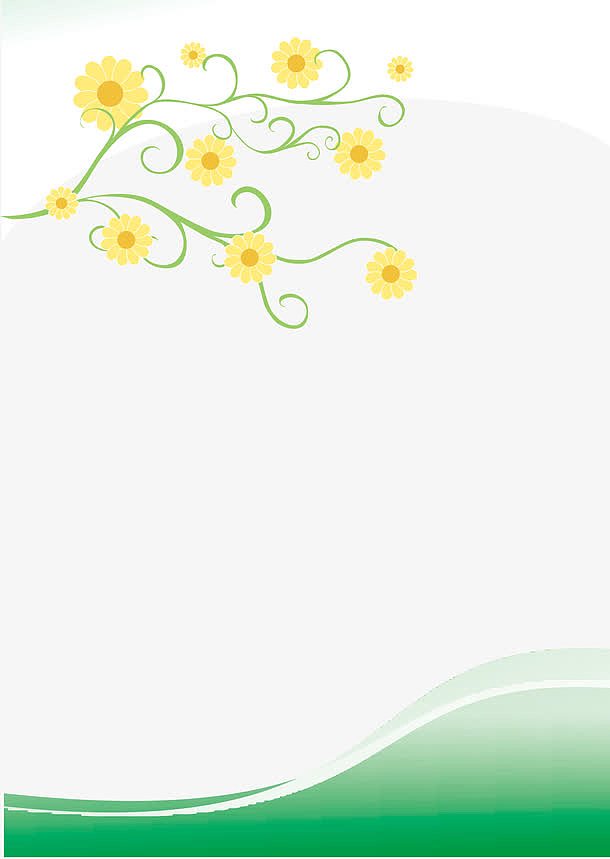 绿色波浪边框