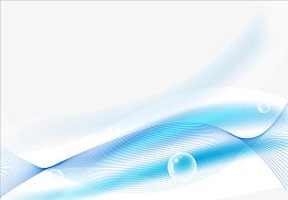 蓝色科技光线海报装饰