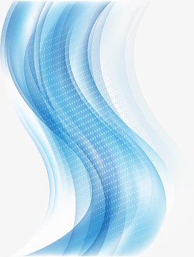 蓝色弧线