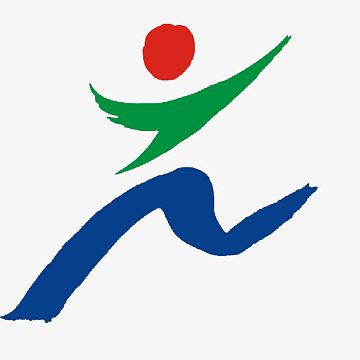 马拉松logo人物跑步