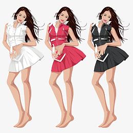 漏脚的美女