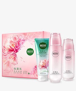 相宜本草红景天养白套装