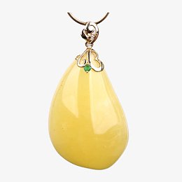 TIAMBER天宝琥珀蜜蜡随形吊坠