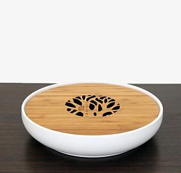 天然仿古茶托