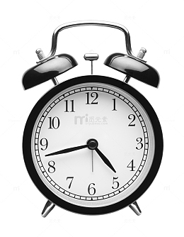 简约现代闹钟特写高清摄影