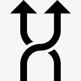 箭头箭方向交叉口点指针箭