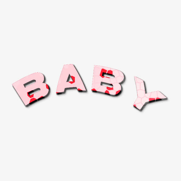 baby艺术字