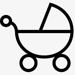 Baby Stroller Icon