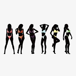 穿比基尼的美女