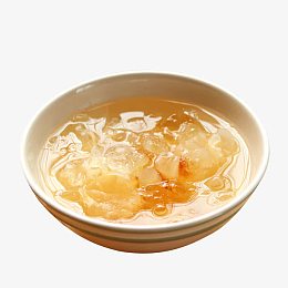 皂角米桃胶银耳糖水