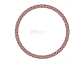 矢量中式边框PNG图片