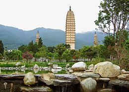 崇圣寺三塔美景