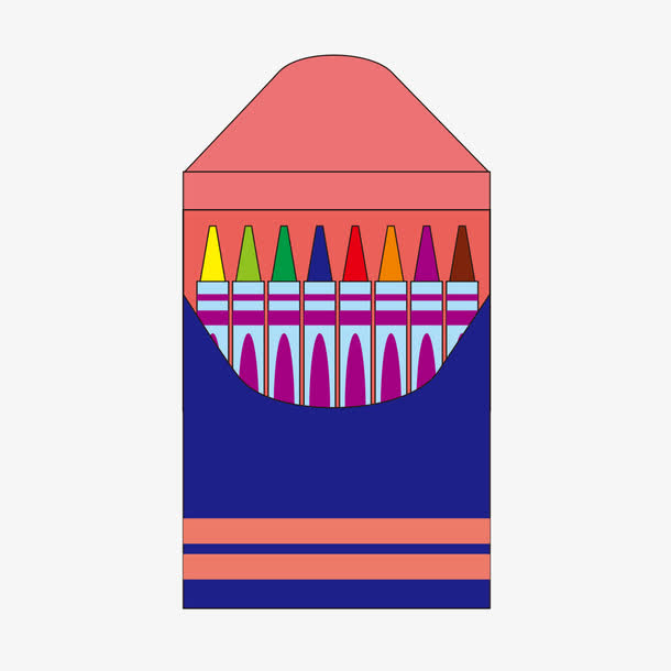 蜡笔盒图案