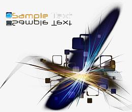 超酷眩光背景矢量