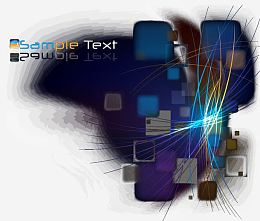 超酷眩光背景矢量素材