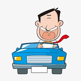 新手驾驶女司机pngpsdpng卡通礼让行人文明交通素材pngpng卡通简约无