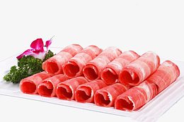 火锅羊肉食材