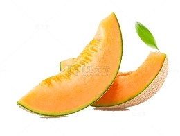 切开的哈密瓜
