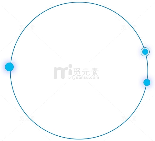 蓝色圆圈