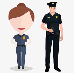 人物素材警察组合
