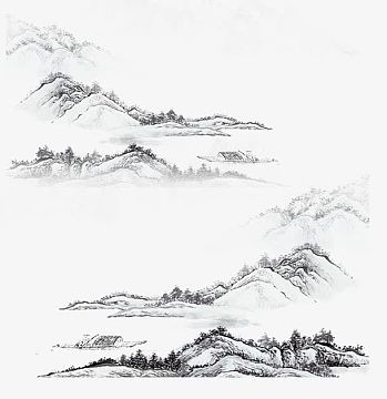 水墨山水画