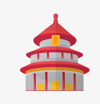 手绘天坛png北京故宫旅游海报设计背景模板psdjpg手绘中国著名景点png