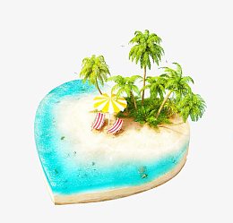精美立体小岛