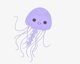 卡通水母