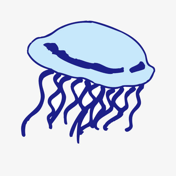 矢量抽象水母素材素材免费下载_觅元素