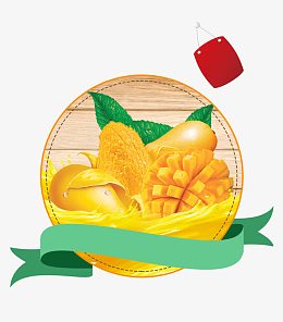 绿色小清新芒果