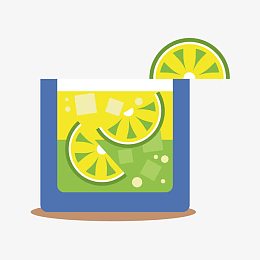 平面设计中的异国饮品