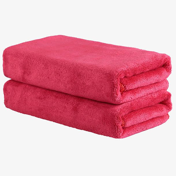 玫红色毛毯