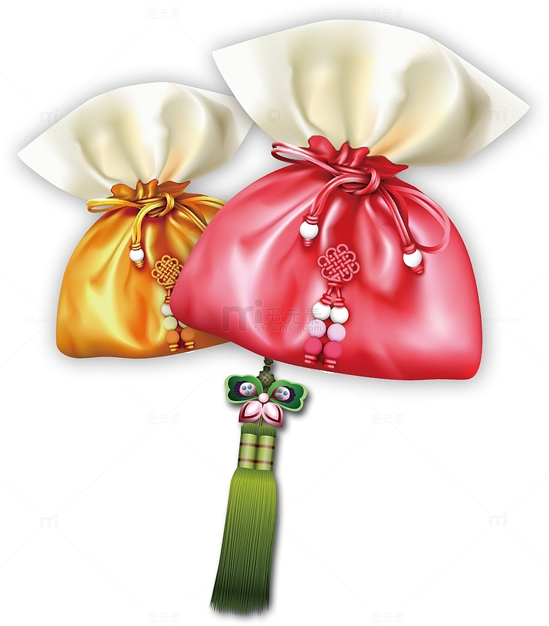 韩式香囊福袋装饰图案