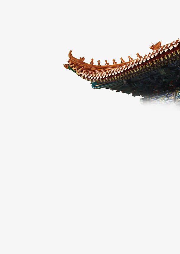 北京旅游宫廷屋檐装饰
