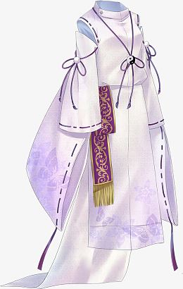 手绘宫廷衣服