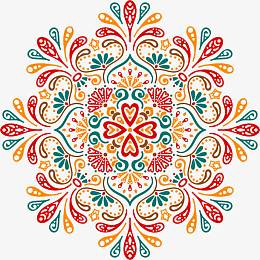 怀旧复古花纹底纹矢量素材