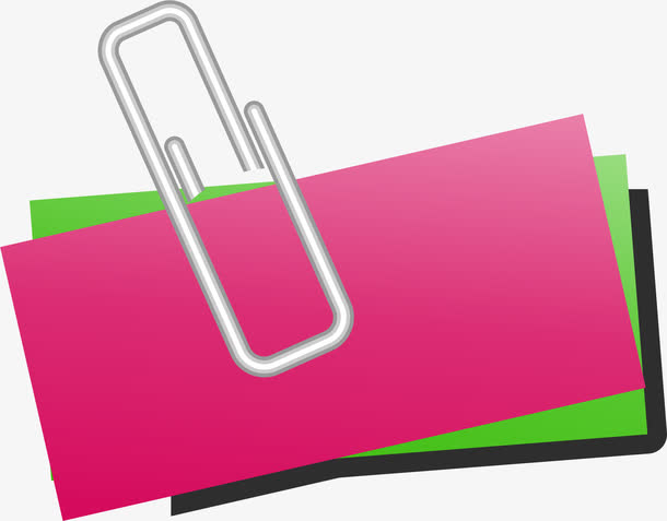 矢量手绘回形针素材免费下载_觅元素